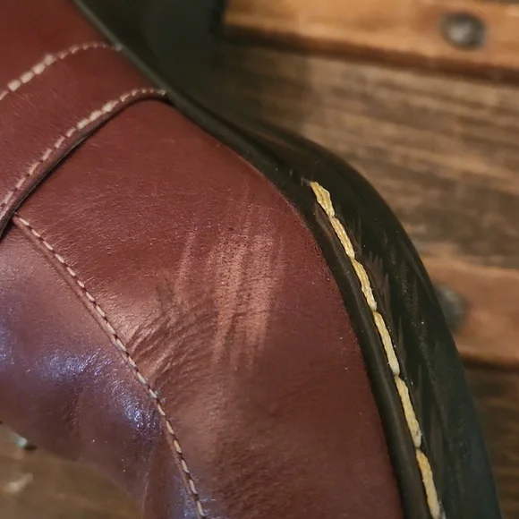 Softspots Brown Leather Loafer Mule - Picture 7 of 10